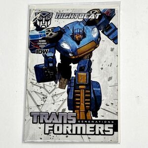Transformers Generations Nightbeat IDW Comic Book Hasbro Exclusive